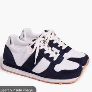 NWOT J.Crew Factory Nylon Striped City Sneakers